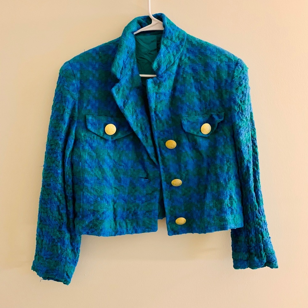 90s cropped blazer